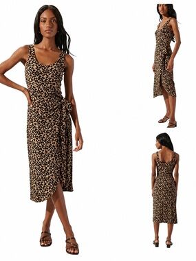olivia grey wrap dress Olivia Grey | Dresses | Olivia Grey Black Ribbed Sleeveless Wrap Dress Womens Size Medium New